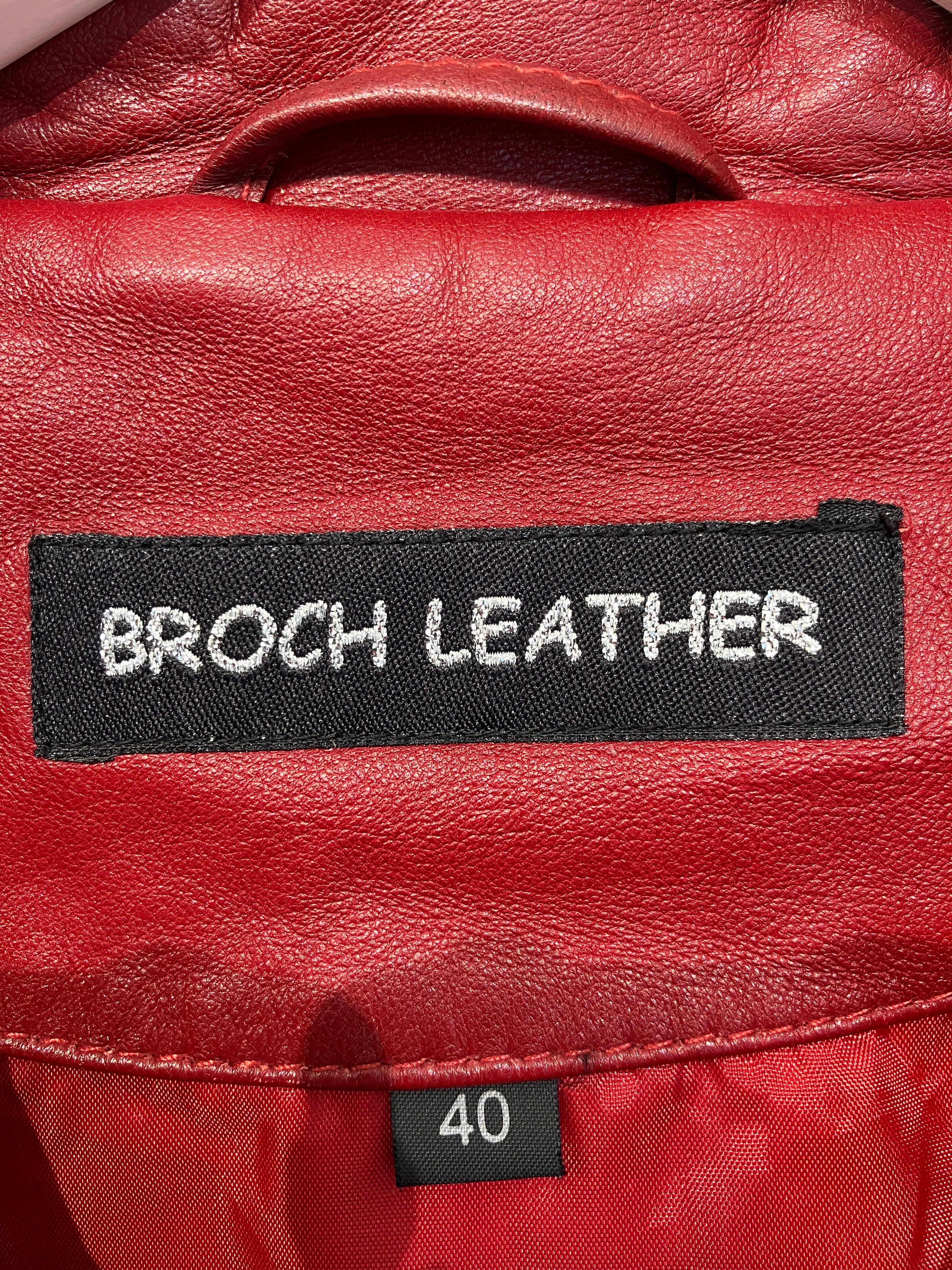 Broch Leather Jakke